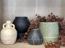 Criss Plant Pot -Green
