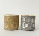 Metallic Mini Pots