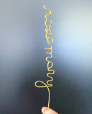 Gold Wire Herb Markers S/5