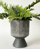 Etched David Pot