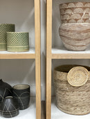 Criss Plant Pot -Green