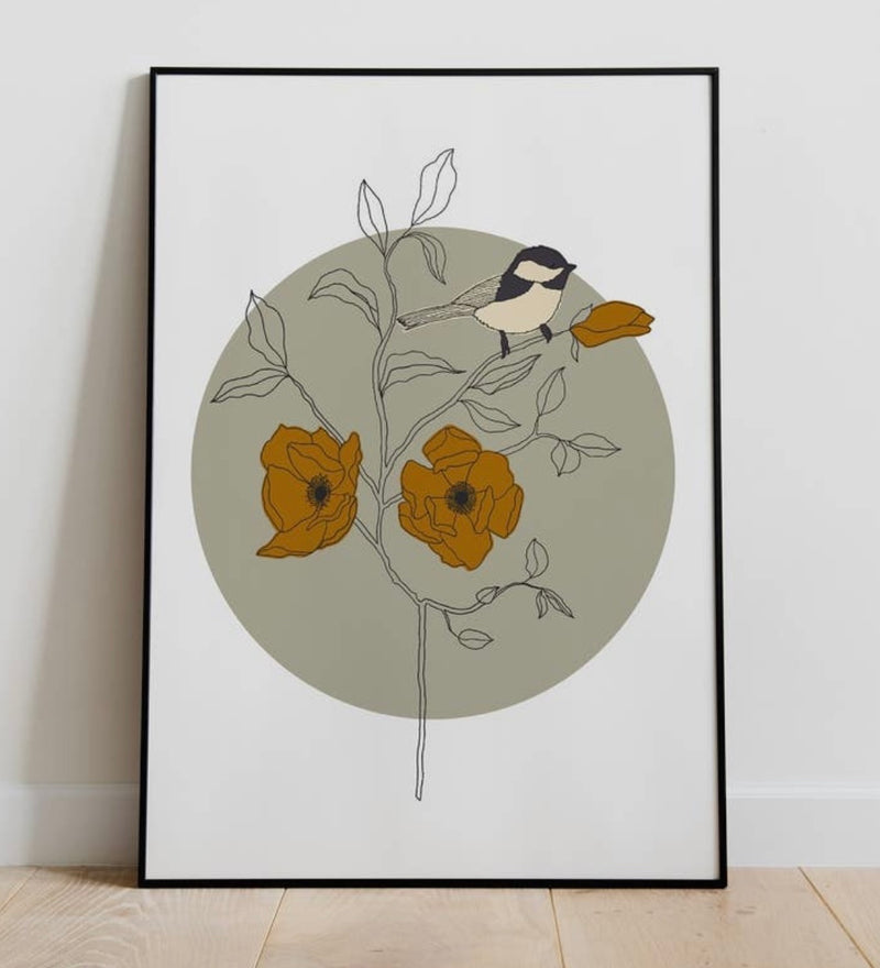 Chickadee Art Print