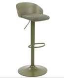 Mabel Adjustable Air-Lift Stool - Green