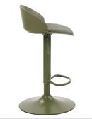 Mabel Adjustable Air-Lift Stool - Green
