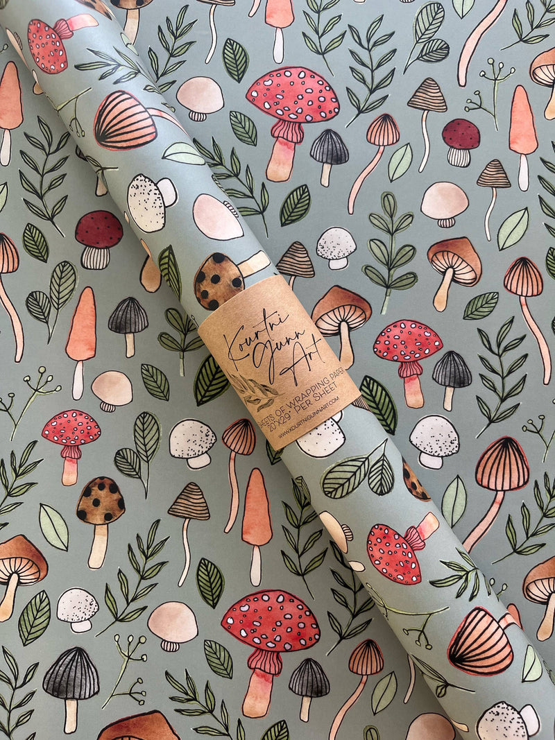 Mushroom Wrapping Paper