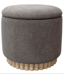 Sadie Ottoman - Grey