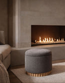 Sadie Ottoman - Grey