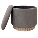 Sadie Ottoman - Grey