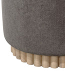 Sadie Ottoman - Grey