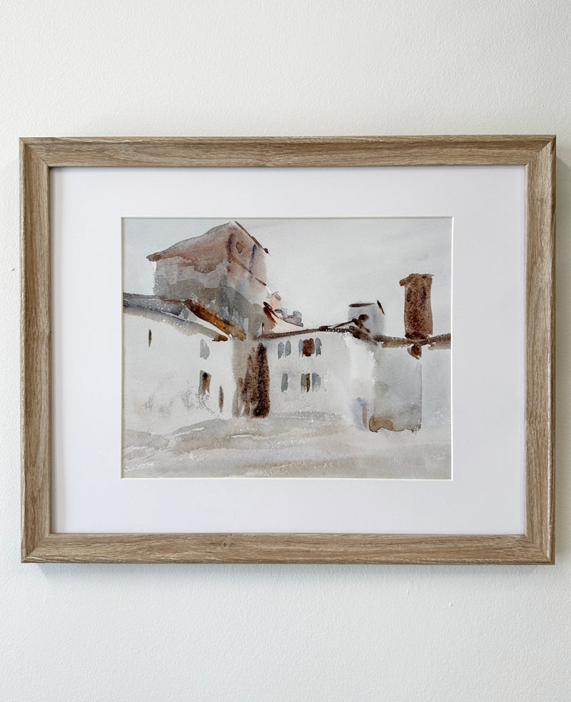 Antique Village Art Print