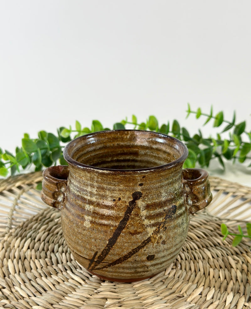 Vintage Gravelle Redware Pot