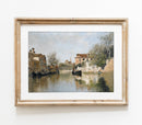 Vintage Canal Art Print
