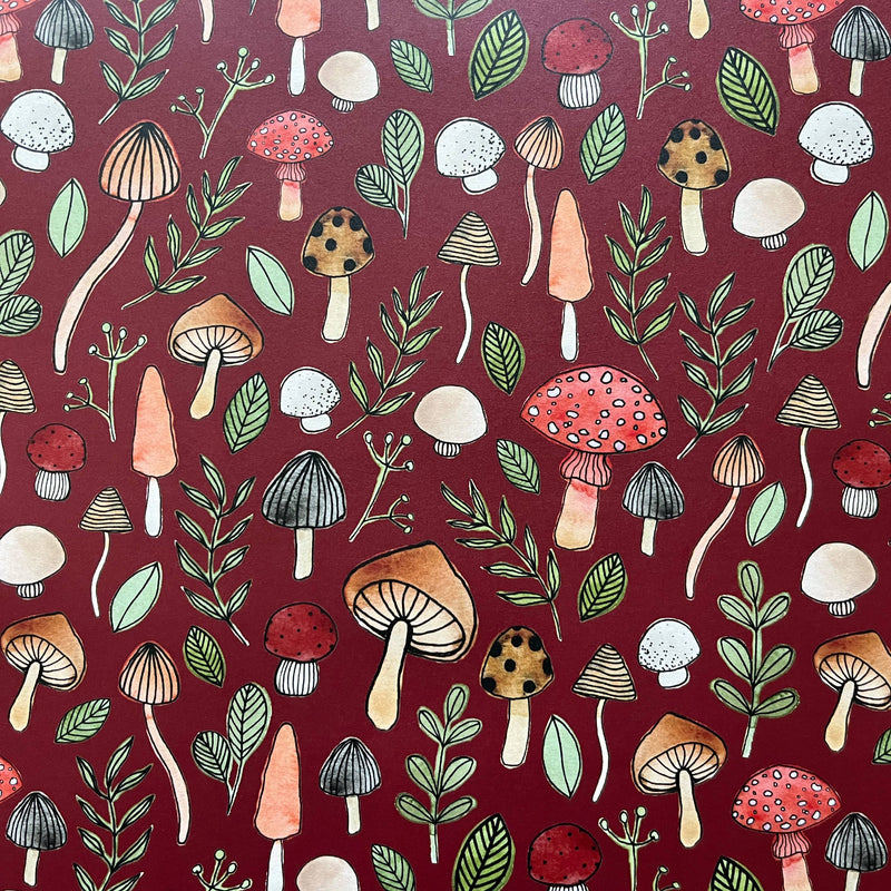 Mushroom Wrapping Paper