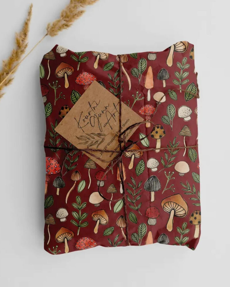 Mushroom Wrapping Paper