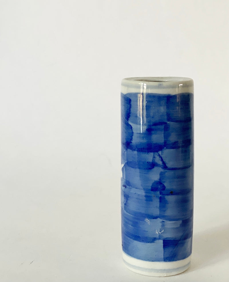 Chinoiserie Cylinder Mini Vase