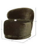 Rollo Club Chair - Khaki Green