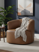 Fireside Swivel Club Chair