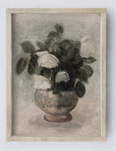 Framed Vintage Floral Artwork