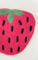 Strawberry Wool Trivet