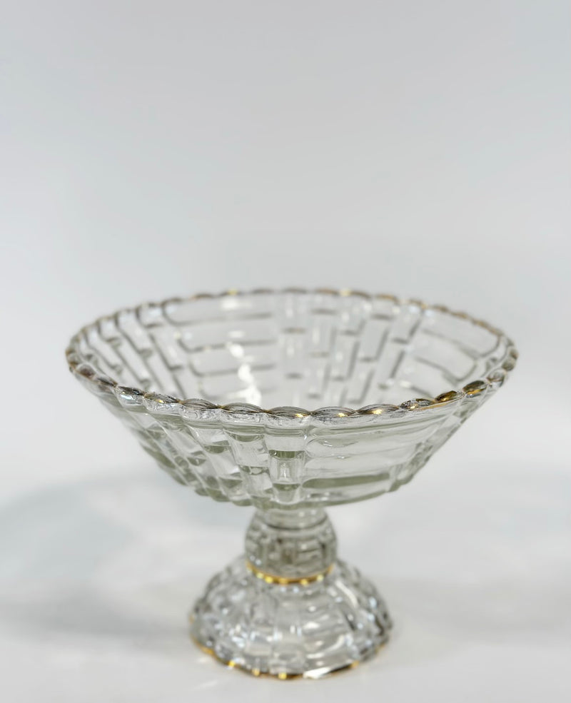 Vintage Jeannette Glass Louisa Clear