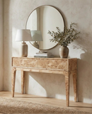 Mappa Console Table -Light Burl