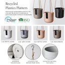 Faux Stone Hanging Pot -4"