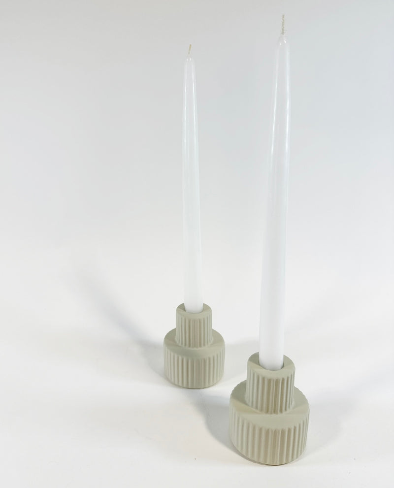 Patrician Taper Candles -White
