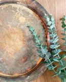 Distressed Silver Serving Tray