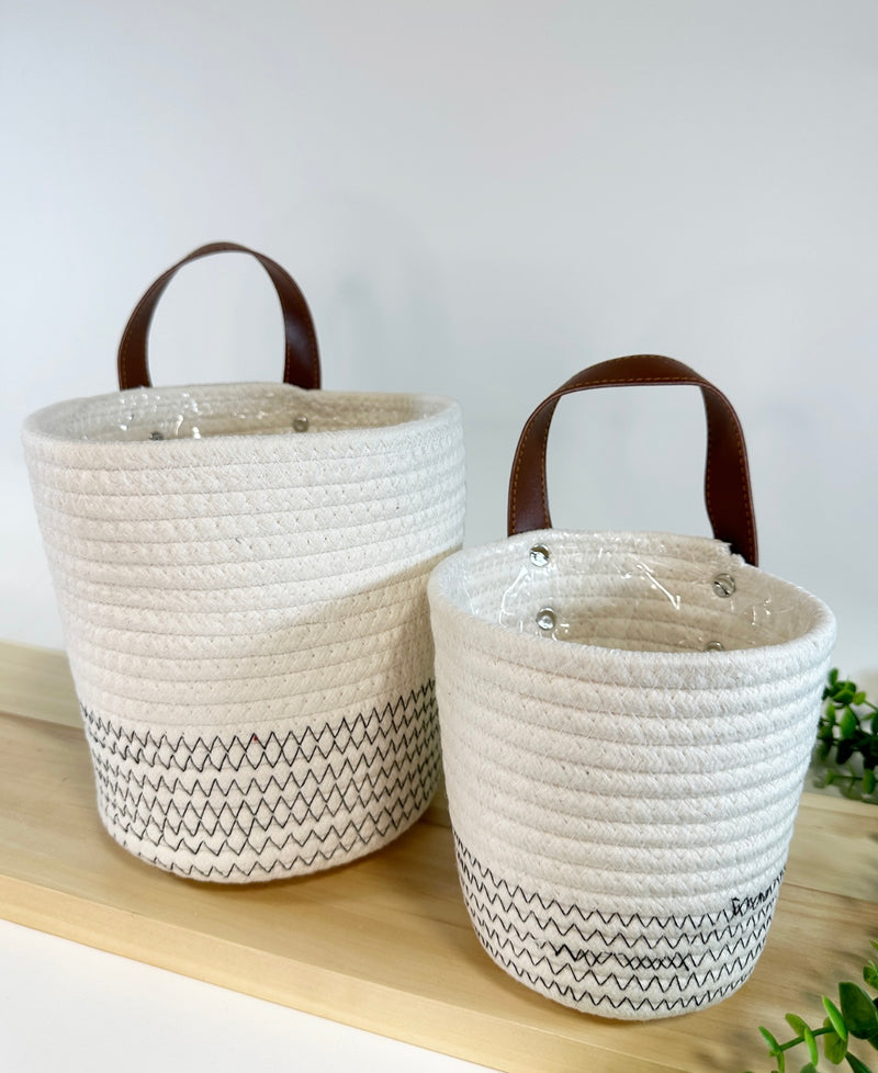 Lined Hanging Baskets