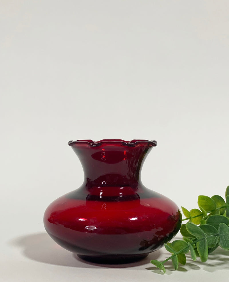 Ruby Red Vase
