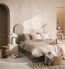 Martini Olive Natural Duvet Cover