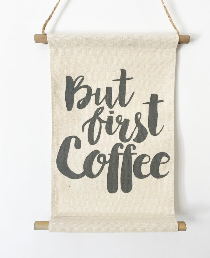 But First Coffee Pennant