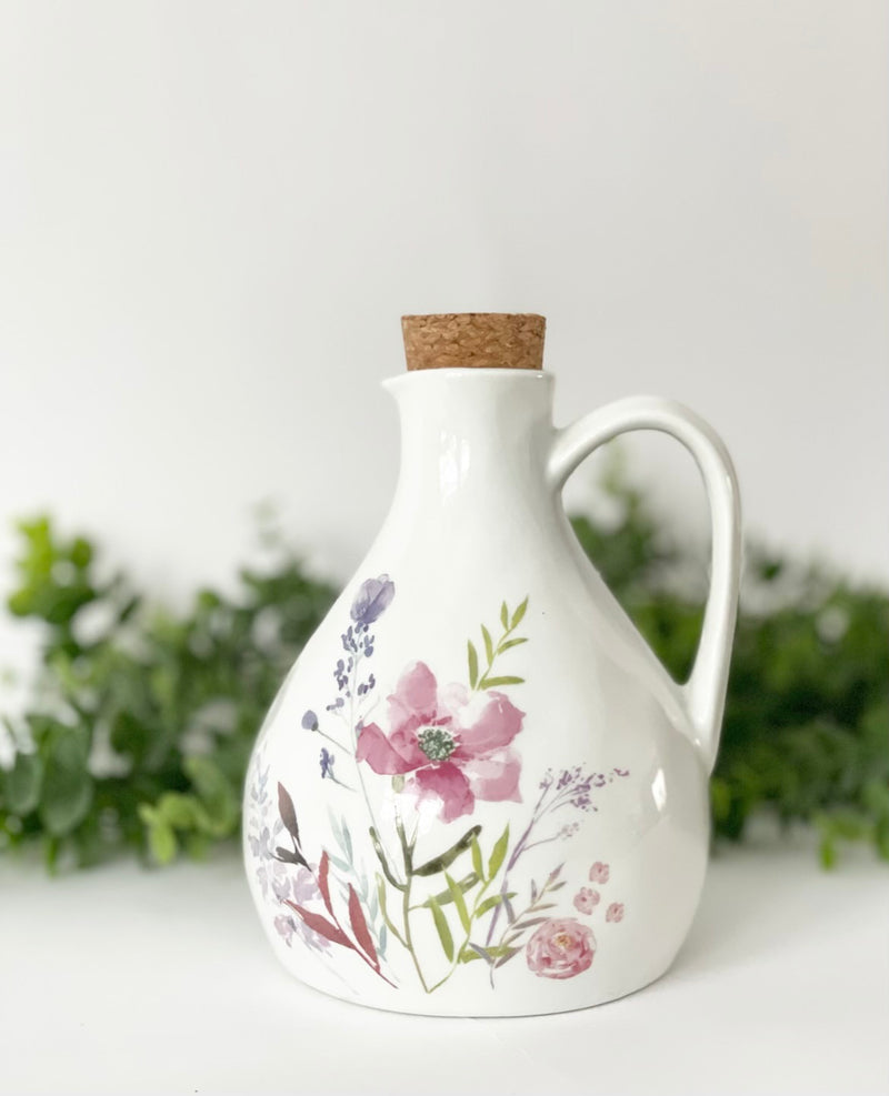Stokes Floral Oil Jug