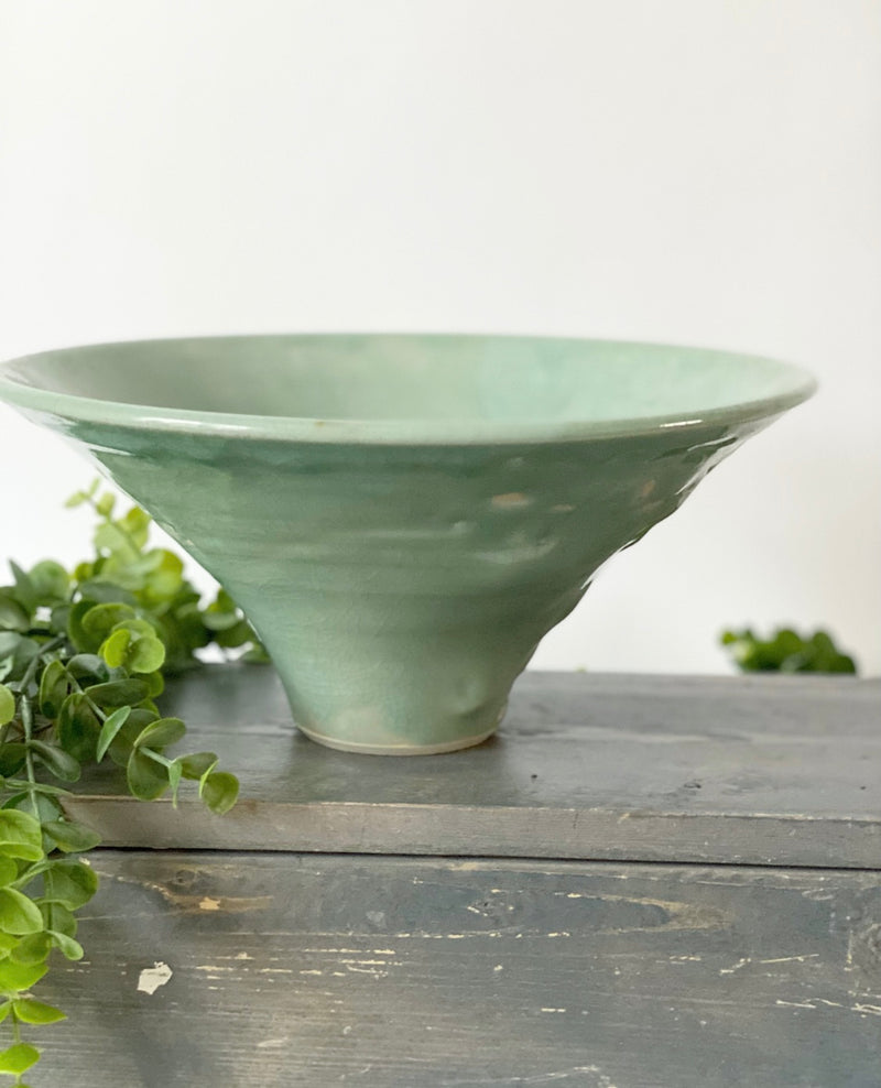 Sage Green Pottery Bowl