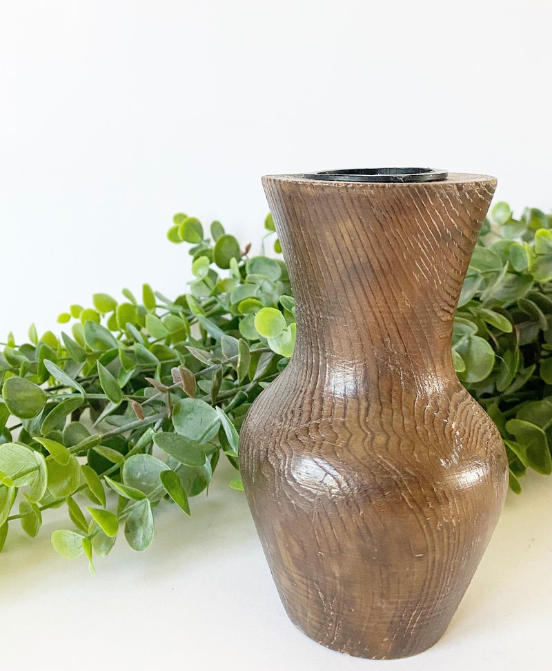 Mini Wooden Vase