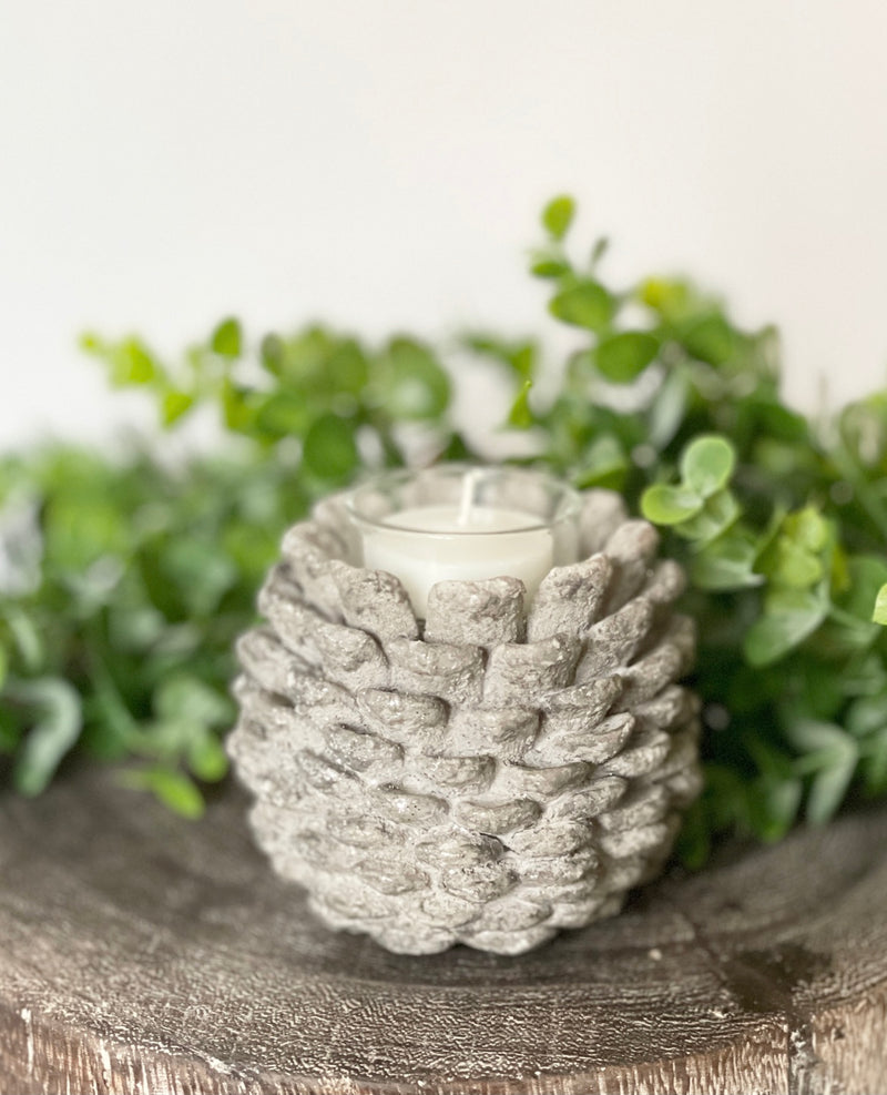 Pinecone T-Light Holder