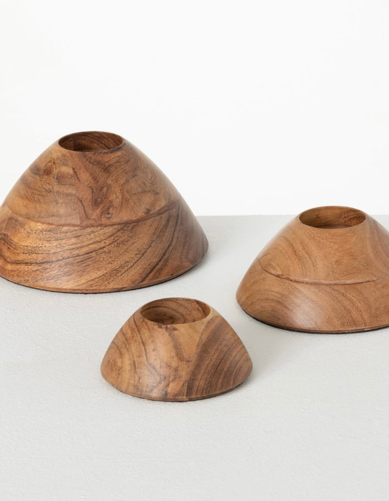 S/3 Cleven Candle Holders