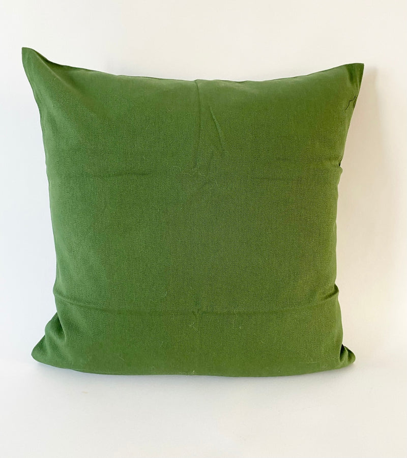 Canvas Pillow Cover -Green