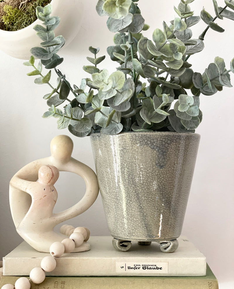 Handmade Footed Plant Pot