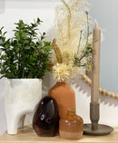 Hobnail Wooden Mirror