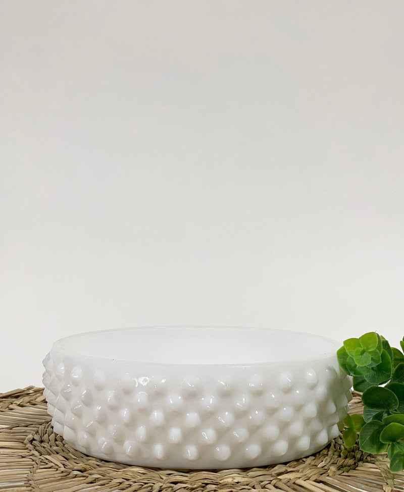 Sable Milk Glass Bowl