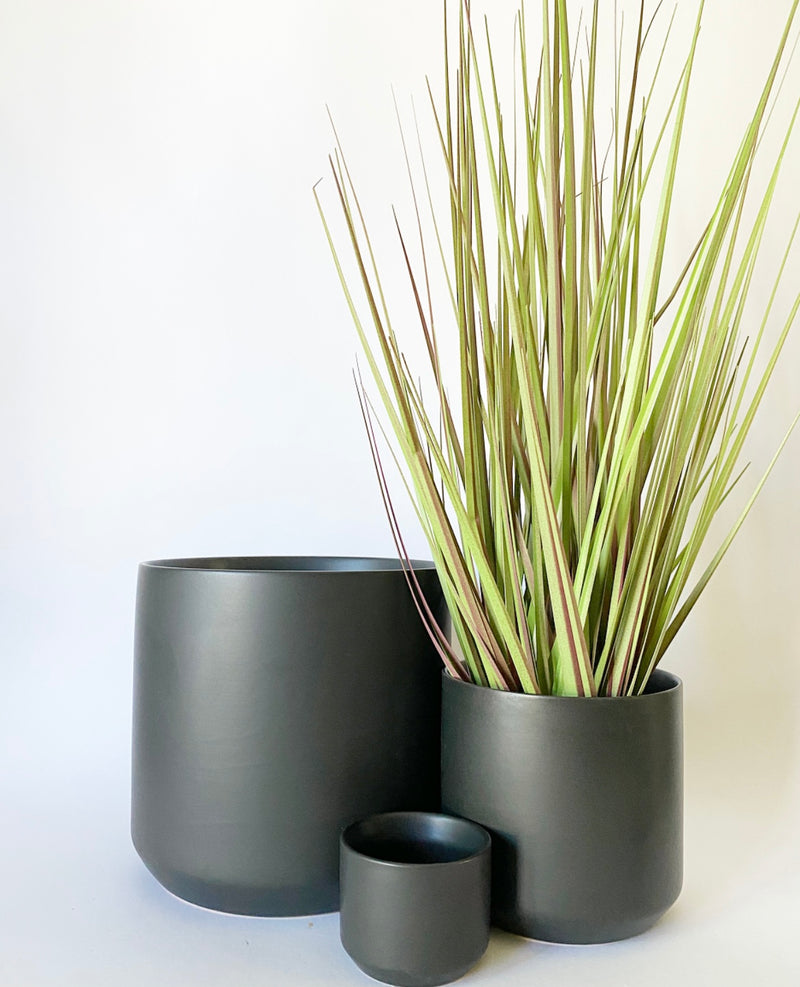 Faux Potted Grass -Two Toned