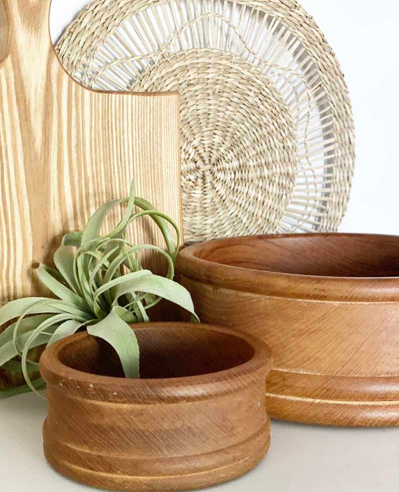 Everly Wooden Bowl Set