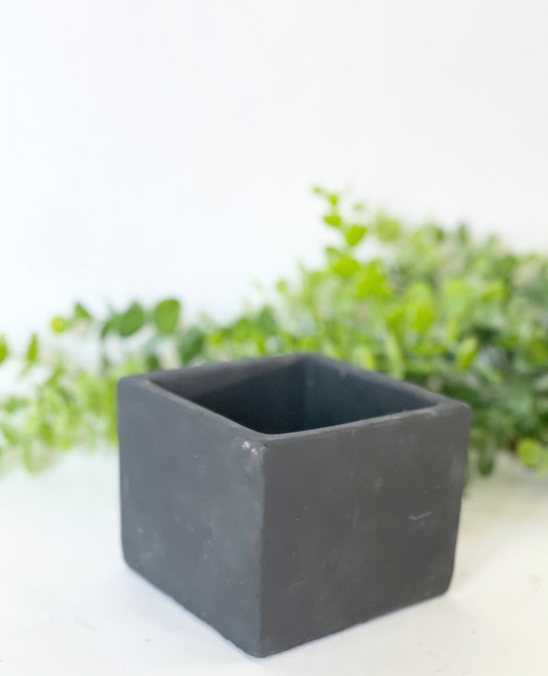 Mini Cement Squared Pot