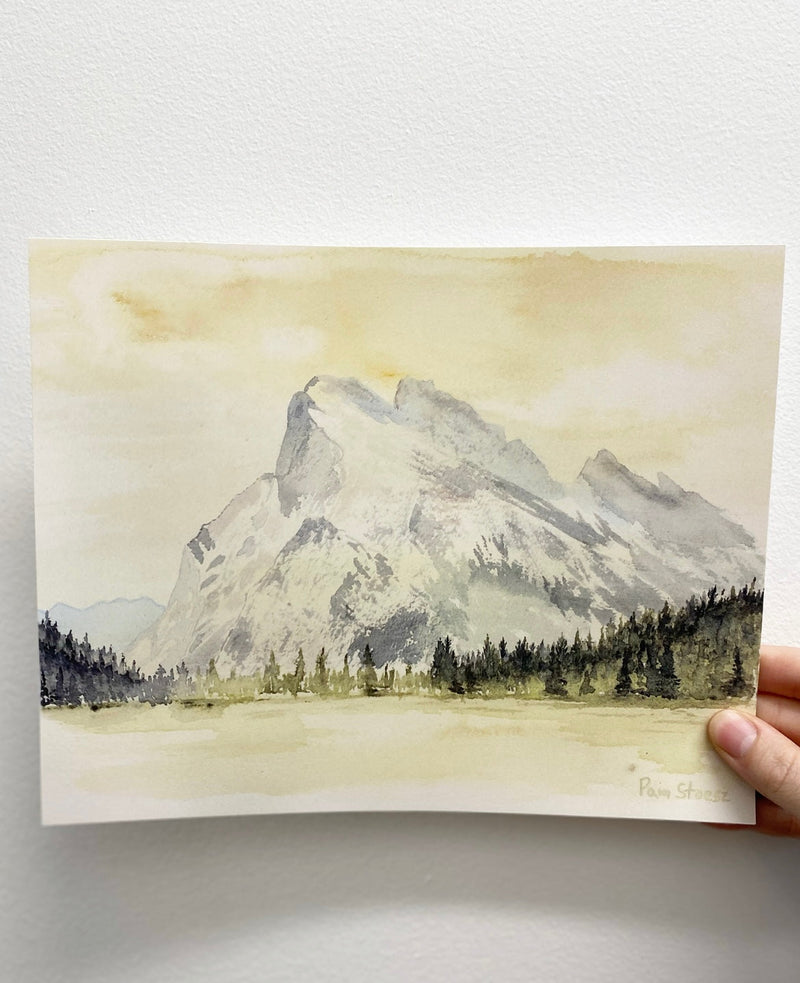 Mount Rundle Art Print