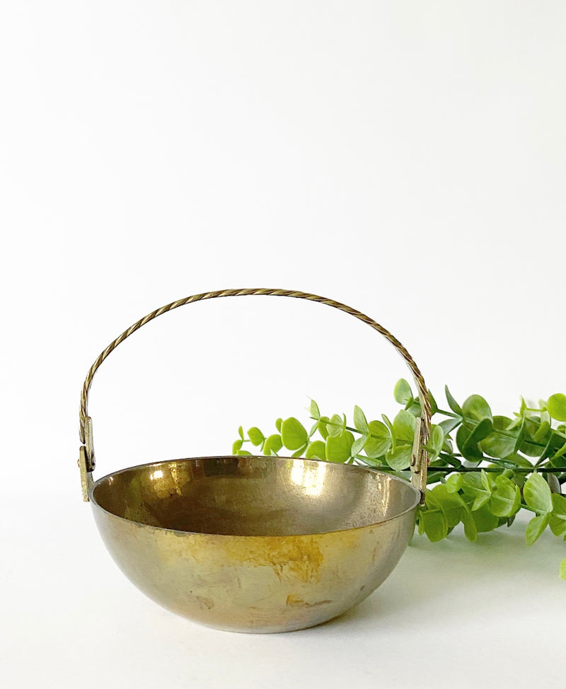 Brass Dish with Handle