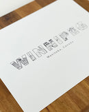 Winnipeg Landmarks Art Print