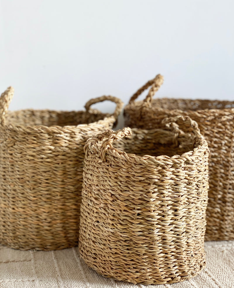 S/3 Stanley Seagrass Baskets