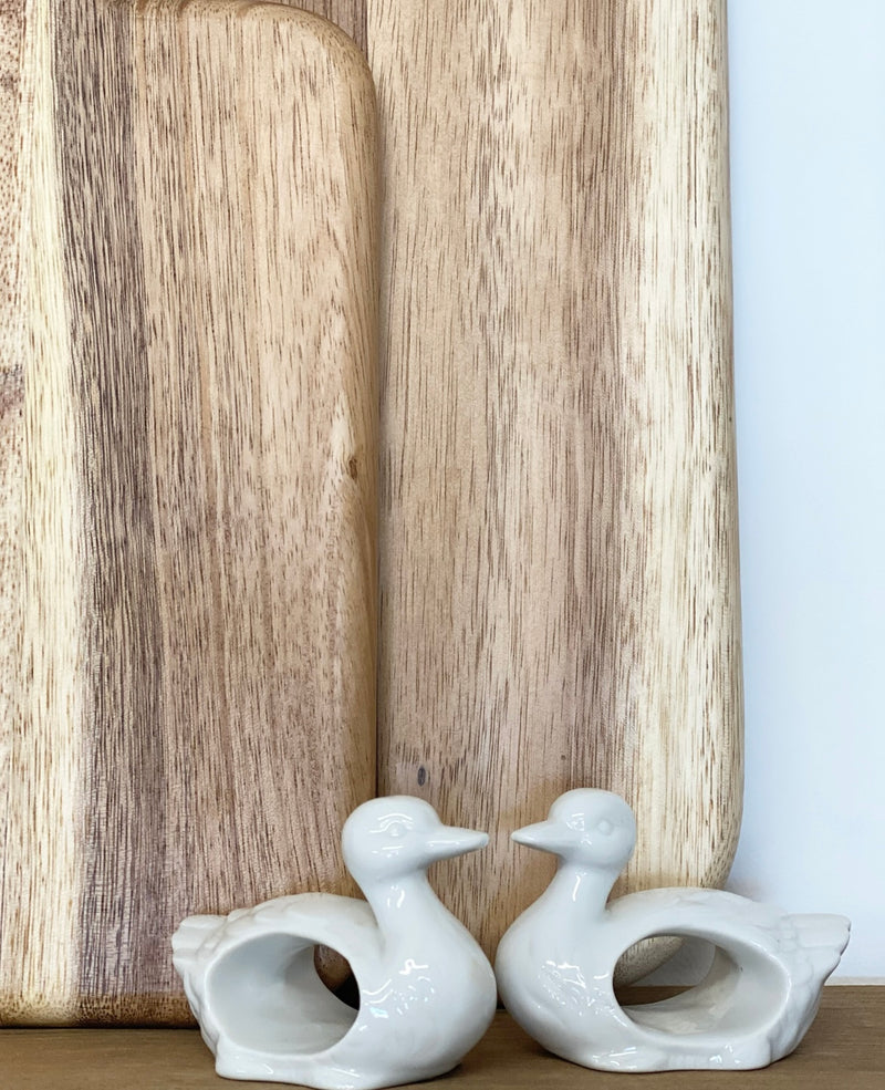 S/5 Duckie Napkin Rings