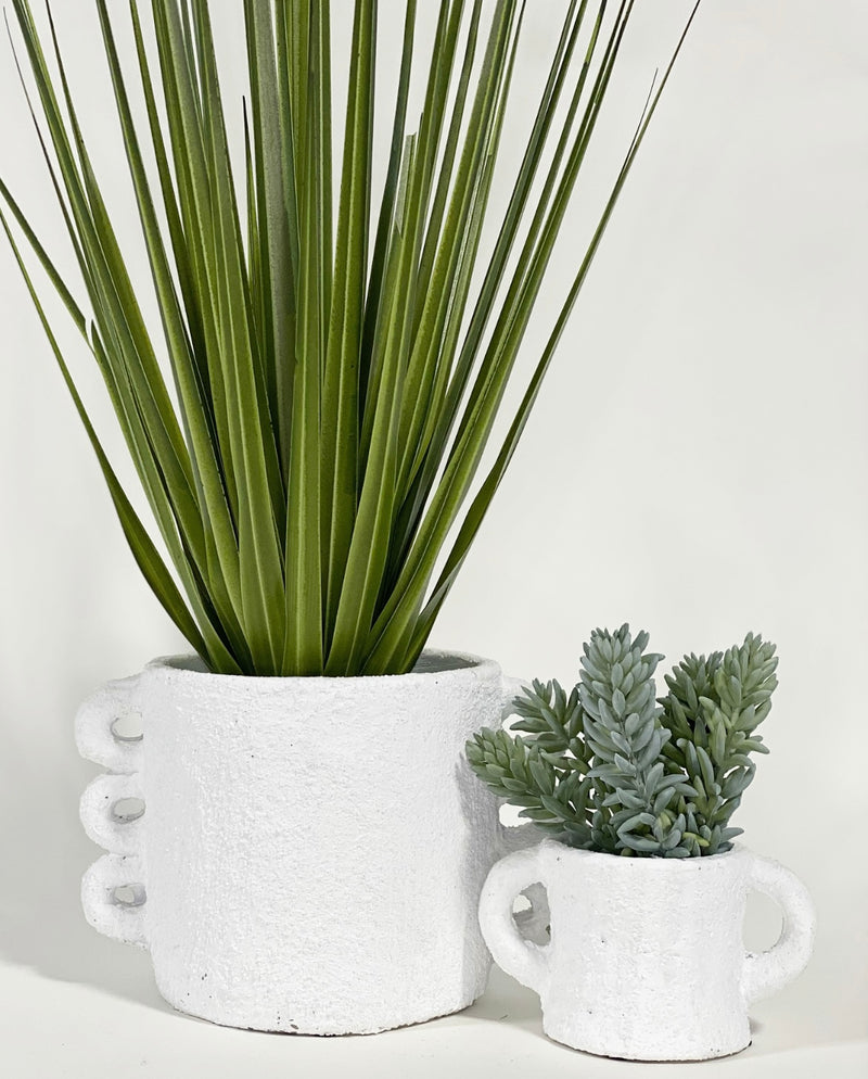 Cleo Plant Pot -White